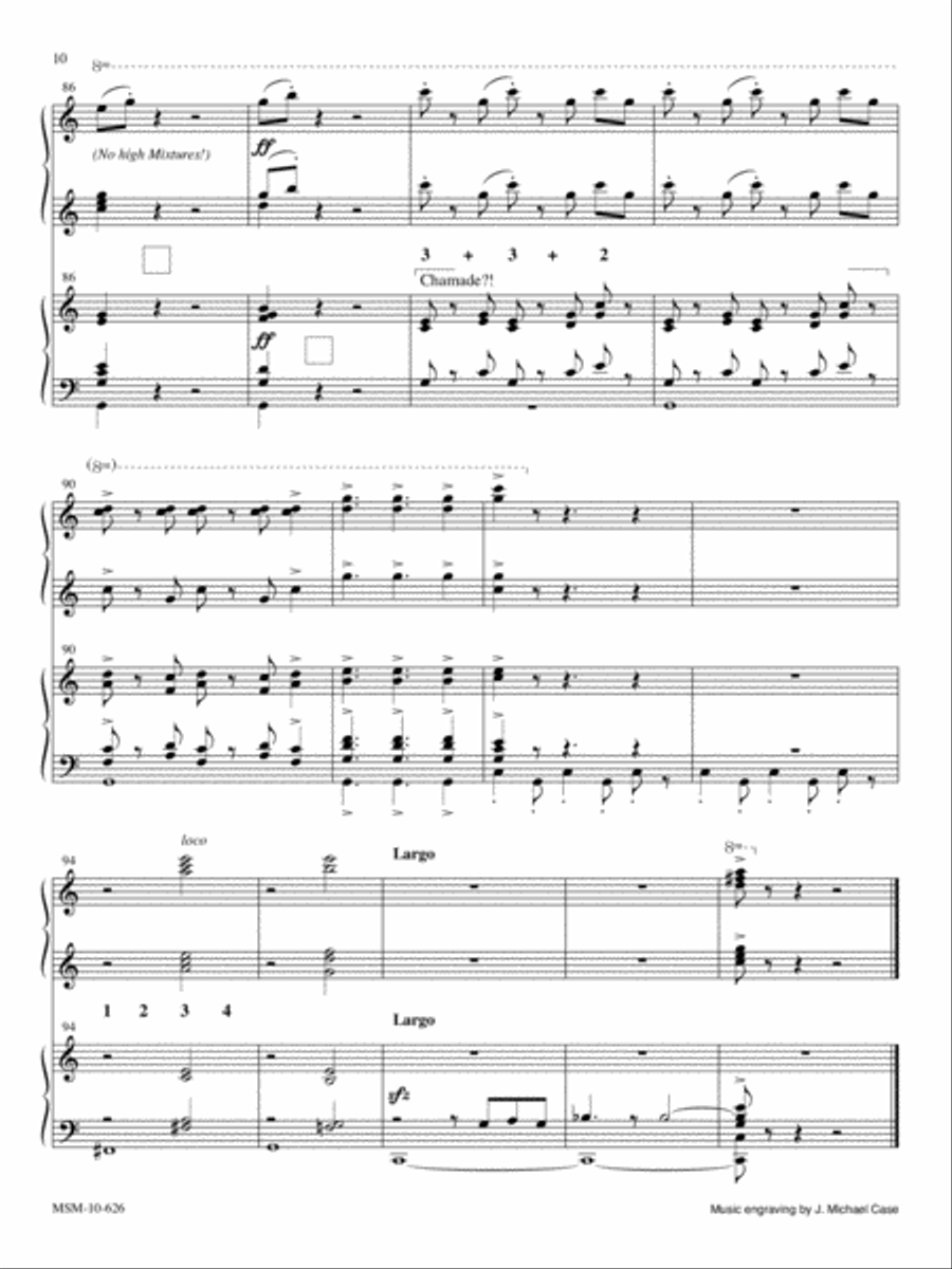 Fiesta for Organ Duet Organ scores gallery preview page 5