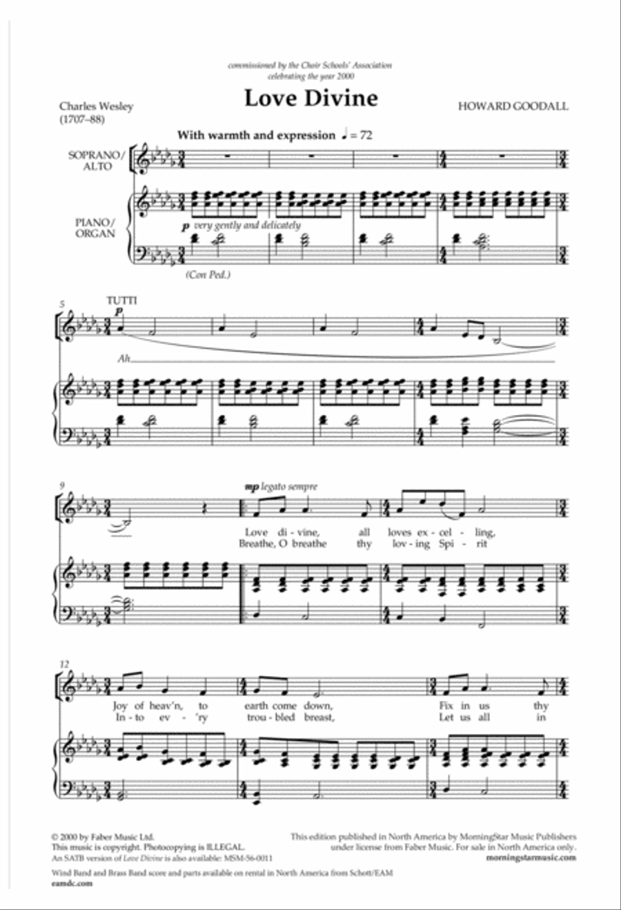 Love Divine Love Divine SSAA scores gallery preview page 2