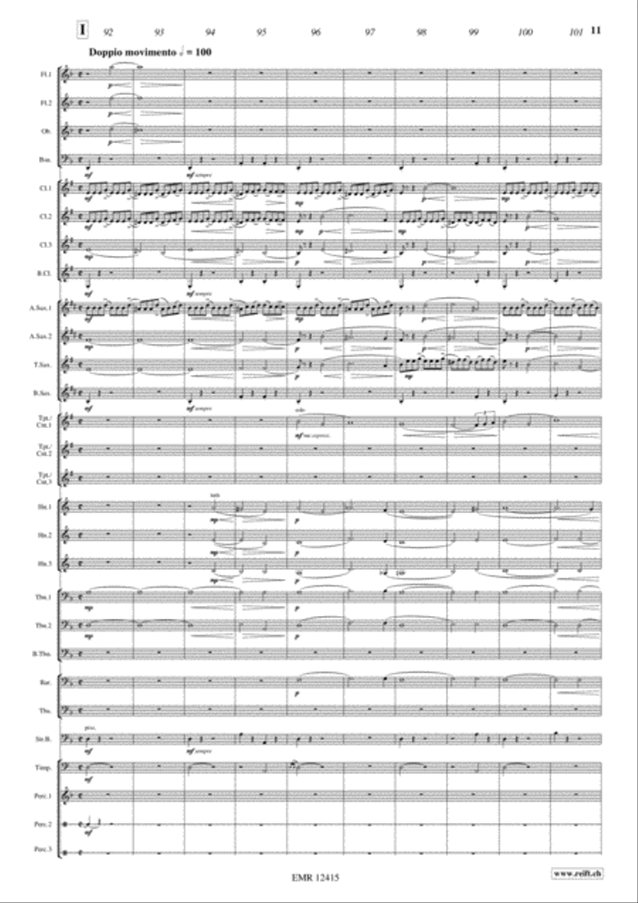 Shrek Concert Band scores gallery preview page 11