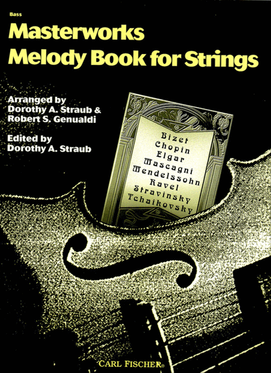 Masterworks Melody Book For Strings String Orchestra scores gallery preview page 1