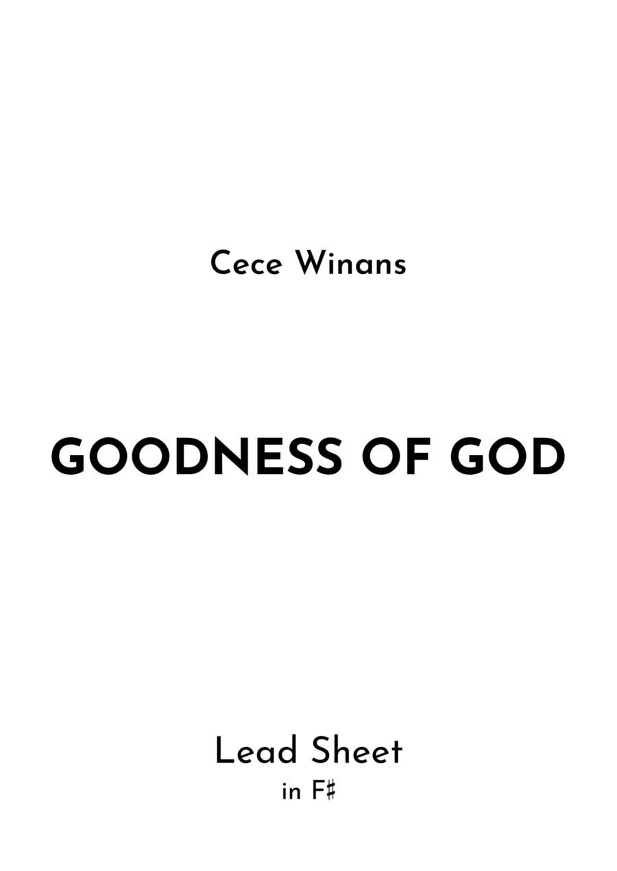 Goodness Of God Guitar scores gallery preview page 1