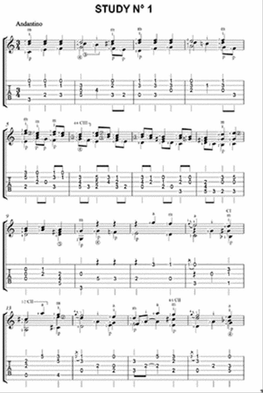 Fernando Sor: Studies Vol. 1 (from 1 to 10) Classical Guitar scores gallery preview page 2