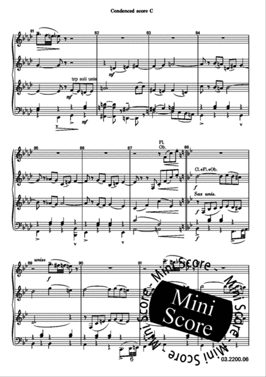 Menuet Pour Maddy Menuet Pour Maddy Fanfare Band scores gallery preview page 35