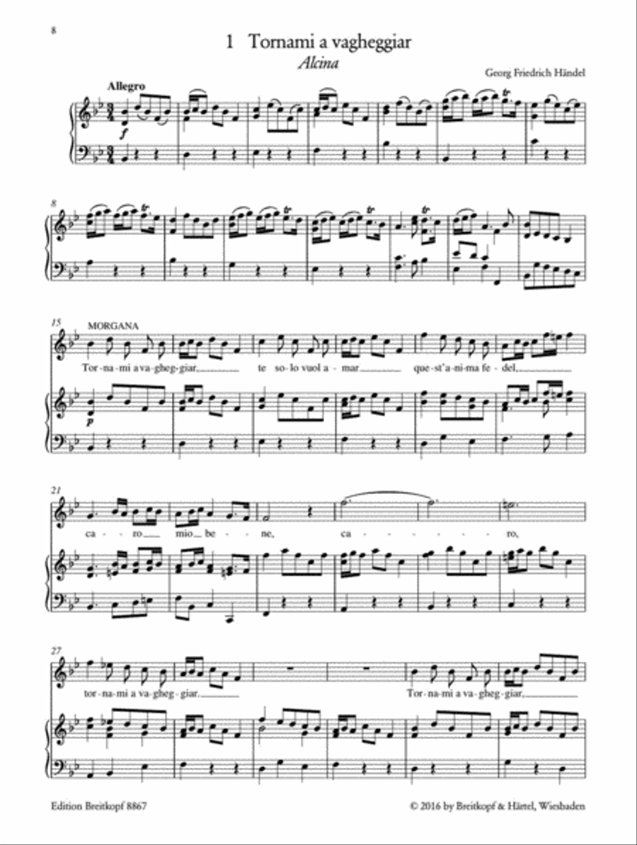OperAria Soprano Volume 1: lyrisch-Koloratur Piano, Vocal scores gallery preview page 4