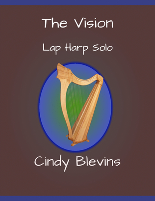 Book cover for The Vision, original solo for Lap Harp