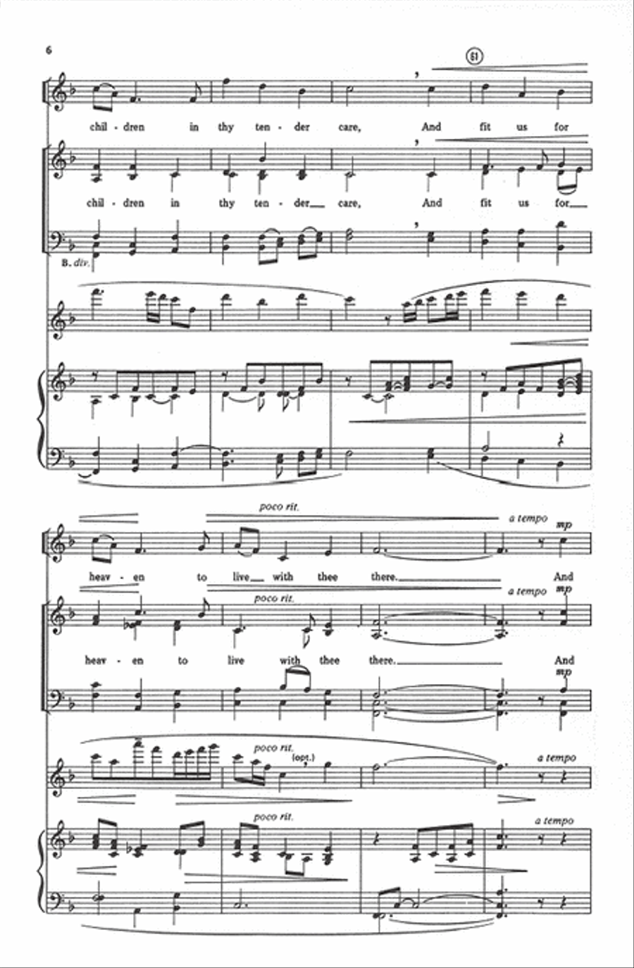 Away in a Manger - SATB 4-Part scores gallery preview page 6