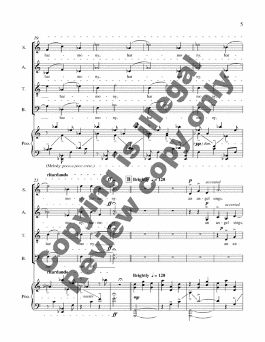 Love and Shapes High Fantastical 4-Part scores gallery preview page 13