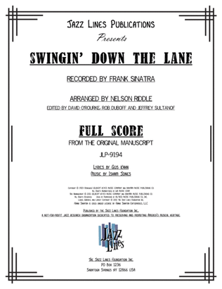Book cover for Swingin' Down The Lane