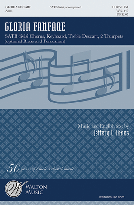 Book cover for Gloria Fanfare - SATB divisi (Vocal Score)