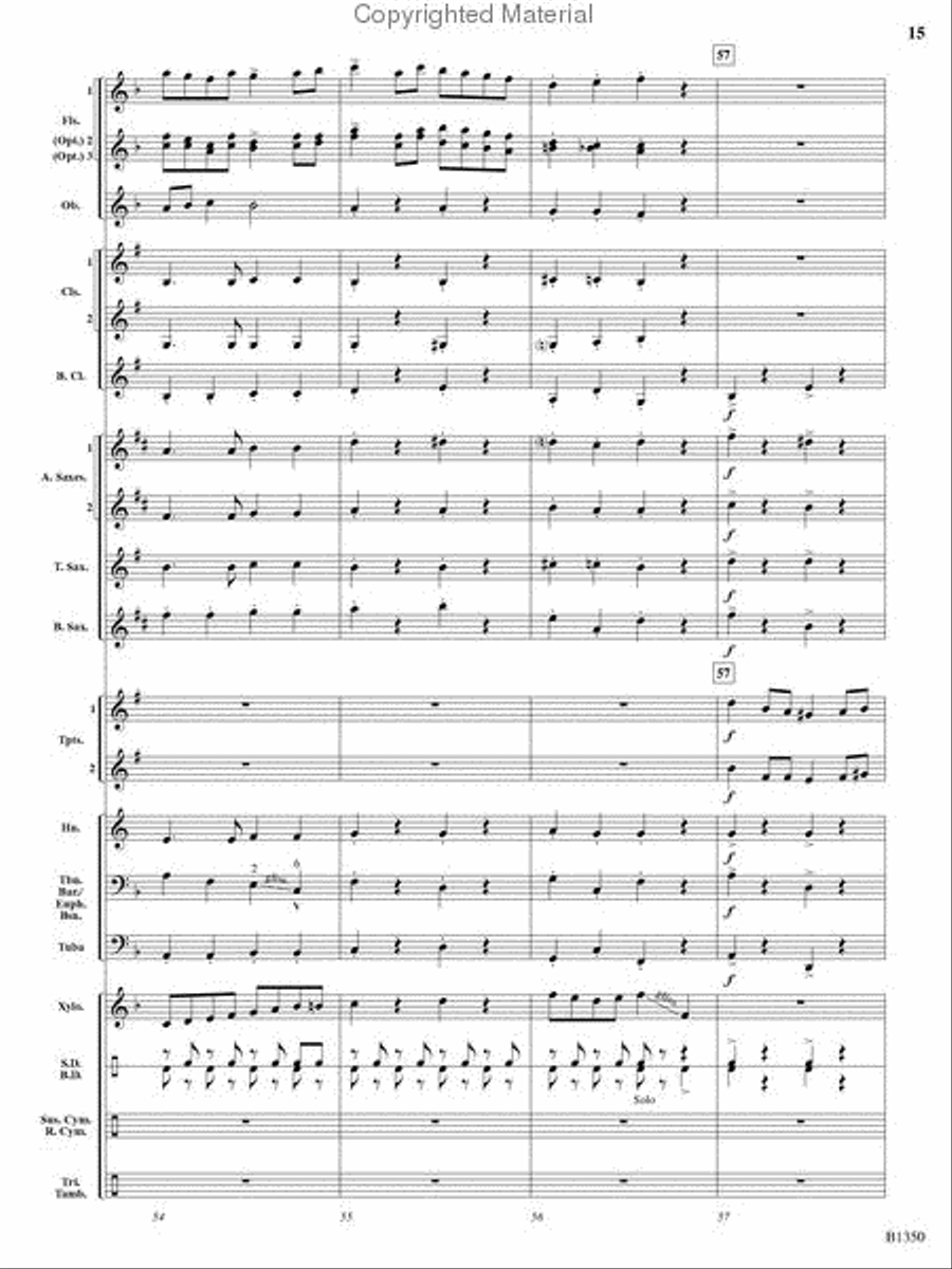 Flutopia Concert Band scores gallery preview page 14