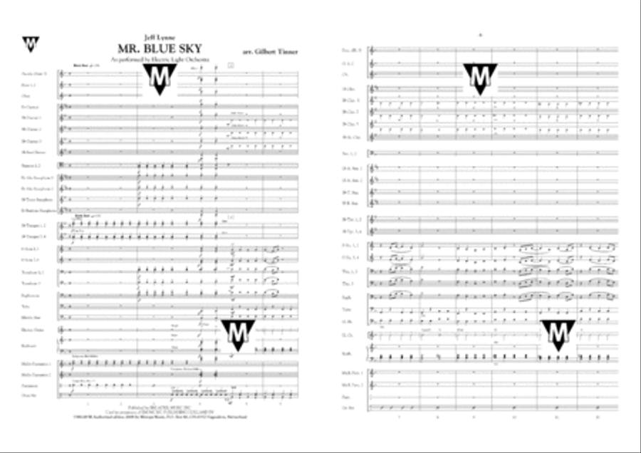 Mr. Blue Sky Mr. Blue Sky Concert Band scores gallery preview page 2
