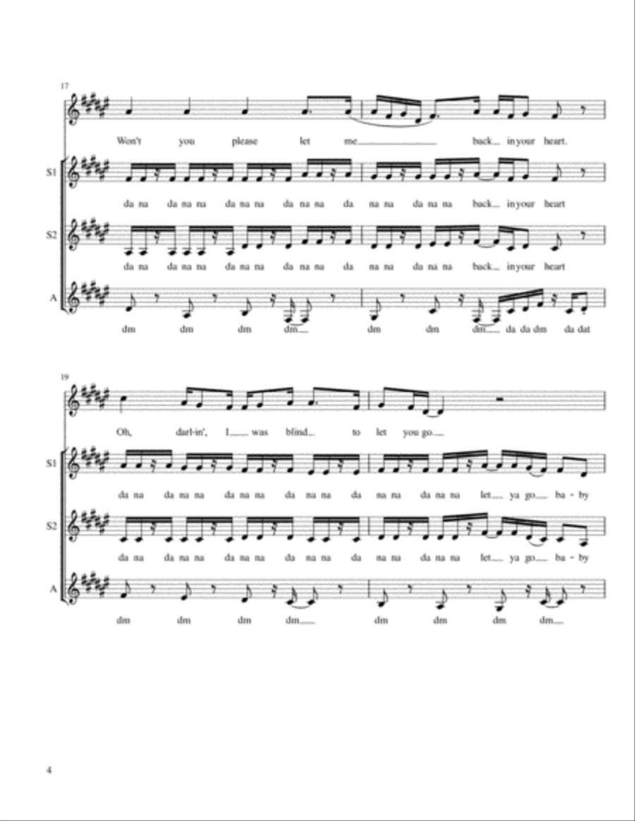 I Want You Back SSA scores gallery preview page 4