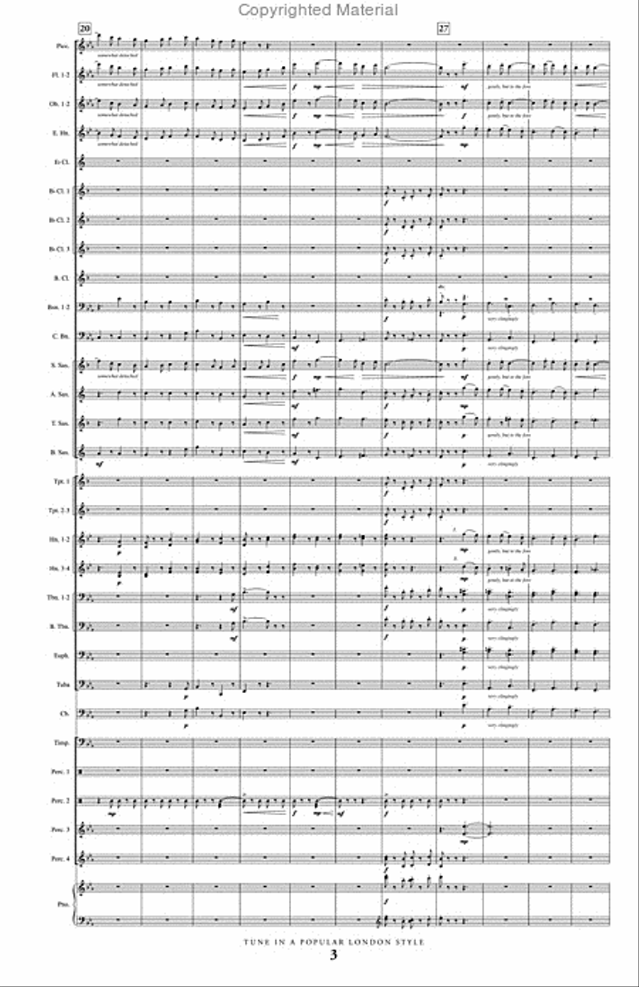 Tune in a Popular London Style Concert Band scores gallery preview page 4
