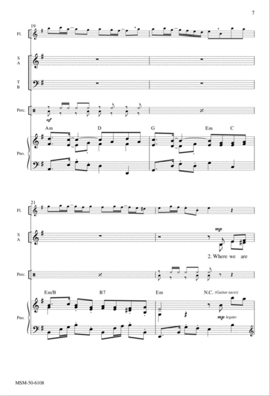 The Imprint of God's Face 4-Part scores gallery preview page 6