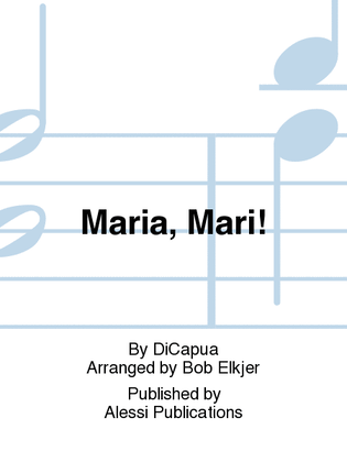 Book cover for Maria, Mari!