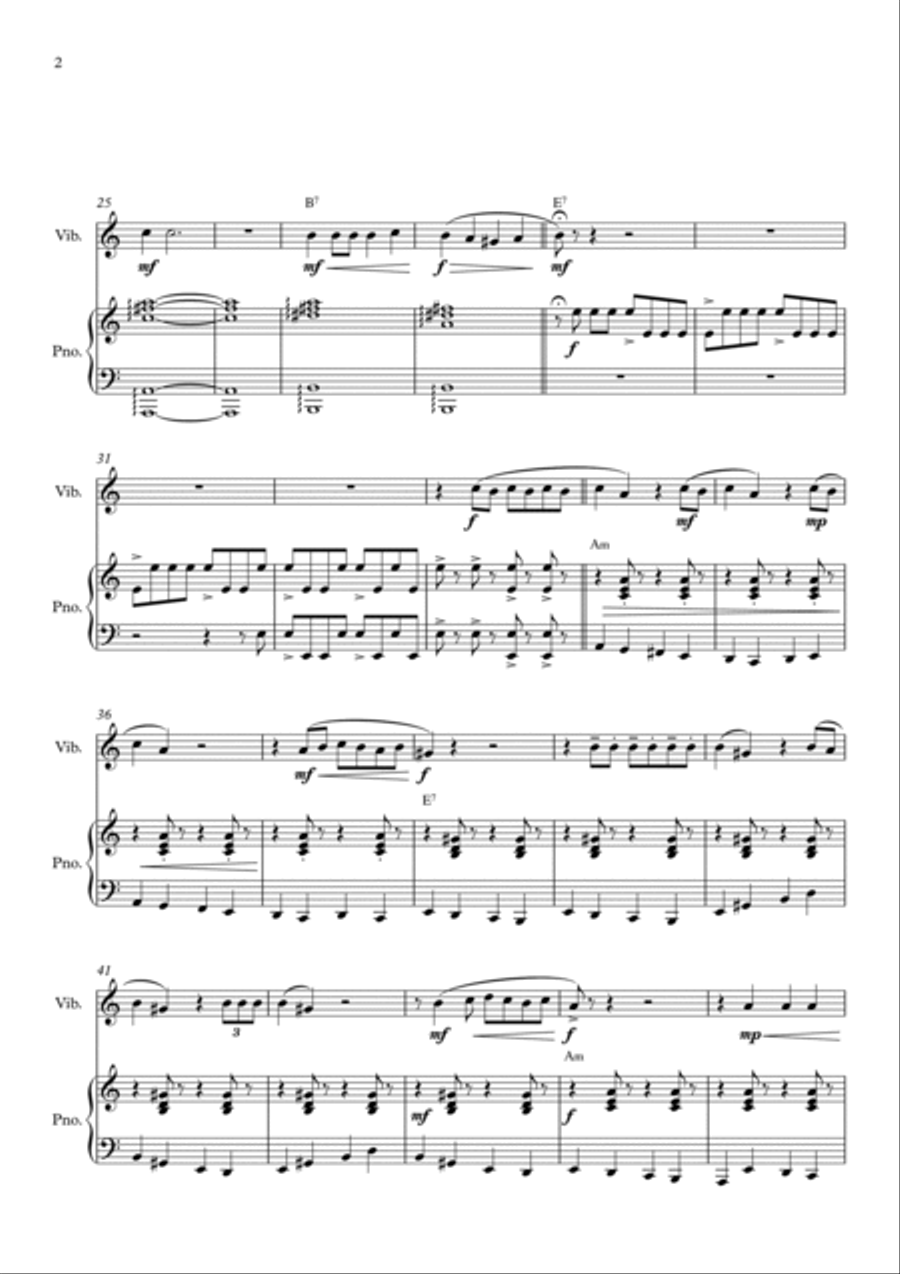 Tu Vuo Fa L'americano Piano scores gallery preview page 2