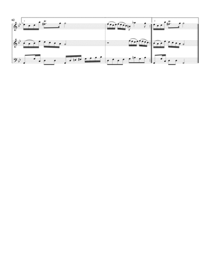 2 movements from Sonata, BWV 1018 (arranged for 3 recorders (AAB))