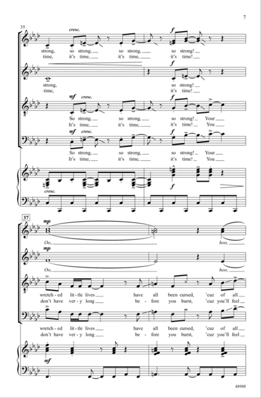 I Put a Spell on You Choir scores gallery preview page 6