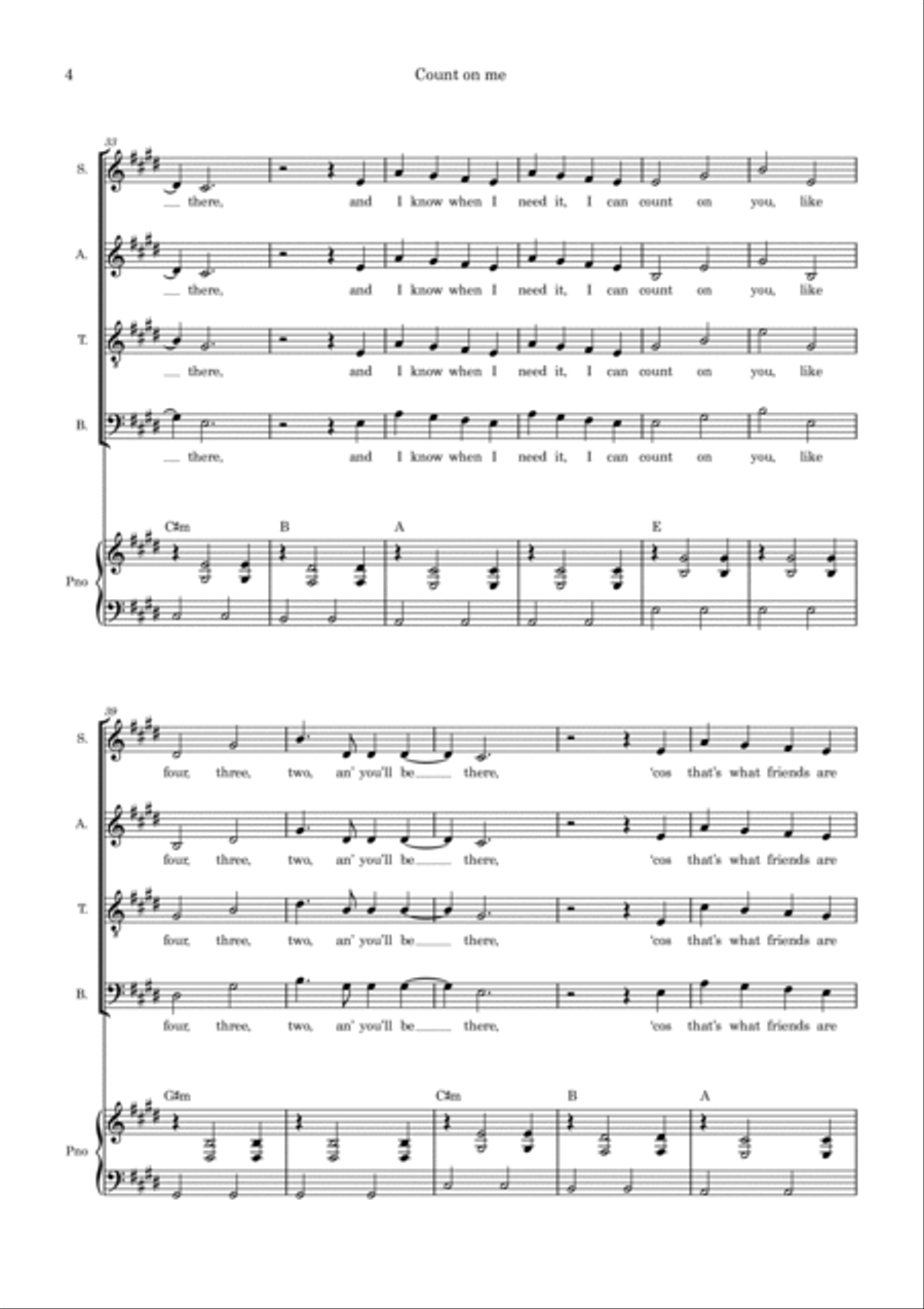Count On Me Divisi scores gallery preview page 4