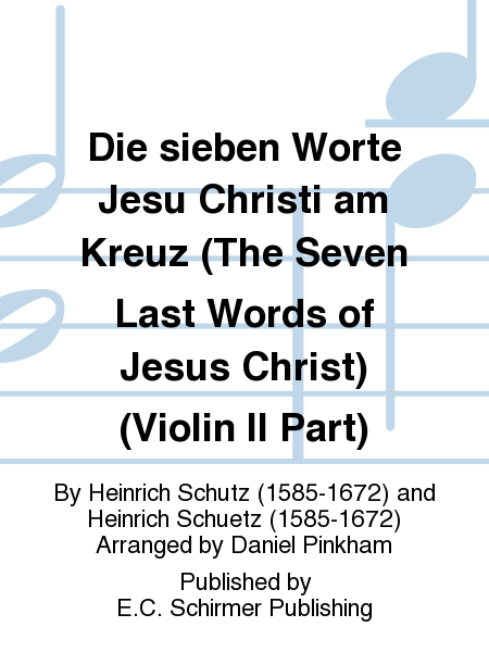 Die sieben Worte Jesu Christi am Kreuz - Violin II Part