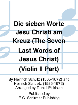 Die sieben Worte Jesu Christi am Kreuz (The Seven Last Words of Jesus Christ) (Violin II Part)