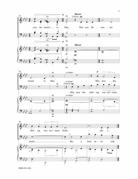 What Sweeter Music (Choral Score) image number null