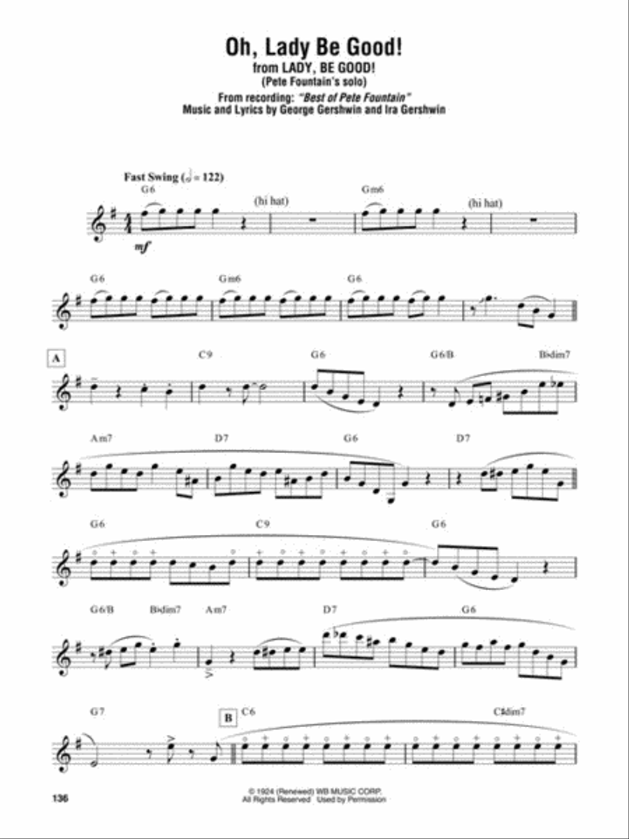 Clarinet Omnibook for B-flat Instruments Clarinet Solo scores gallery preview page 6