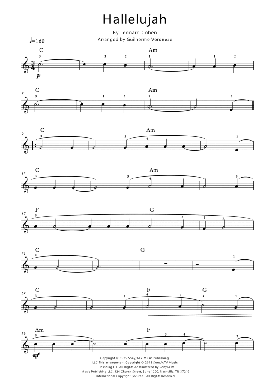 Hallelujah Hallelujah Small Ensemble scores gallery preview page 1