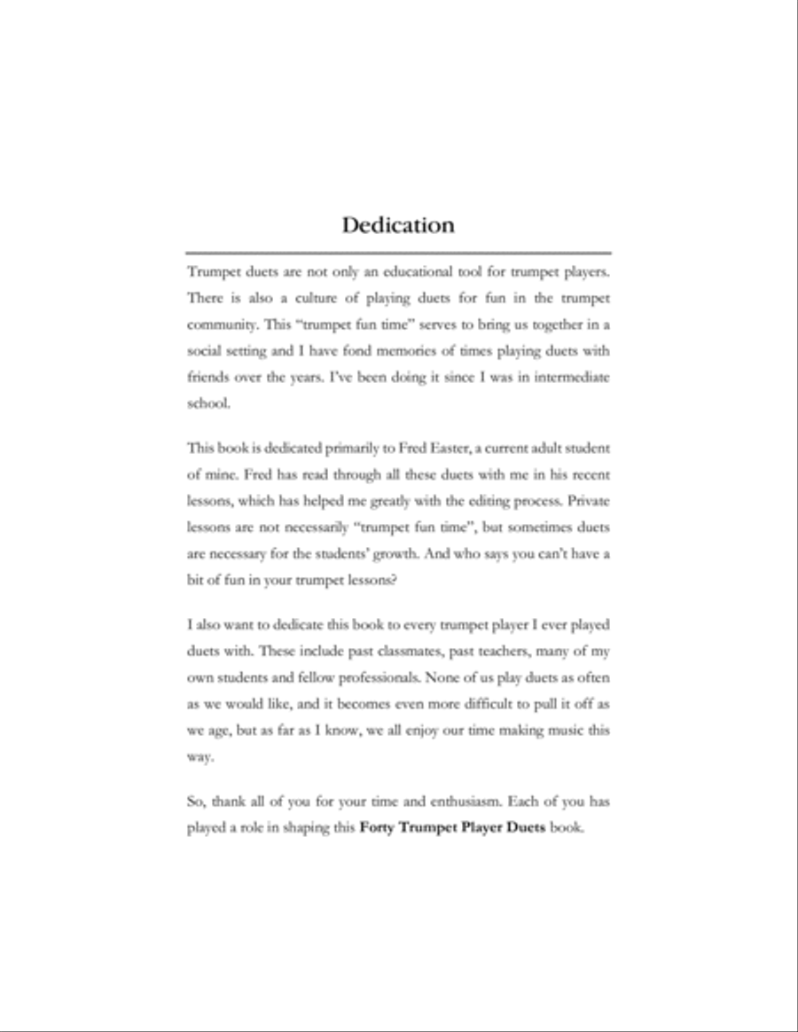 Forty Trumpet Player Duets PDF eBook by Eddie Lewis Trumpet Duet scores gallery preview page 6