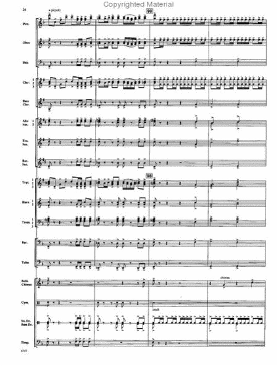 Encomium Encomium Concert Band scores gallery preview page 25