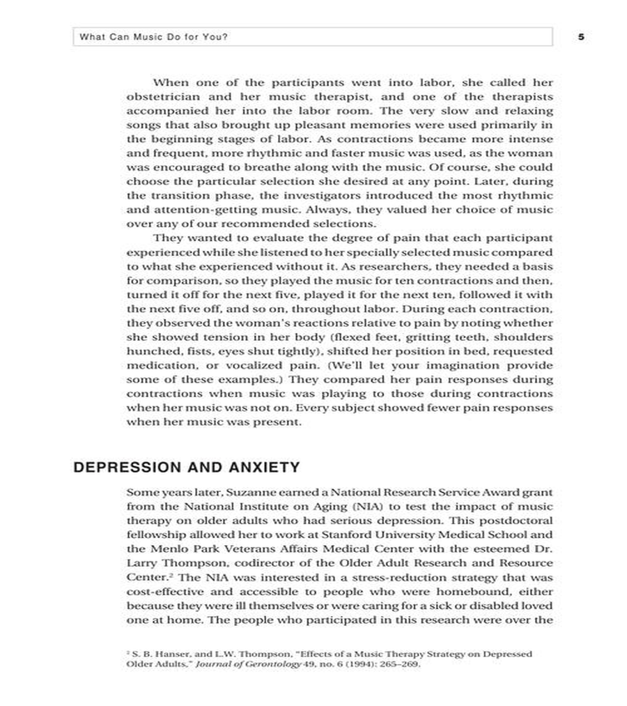 Manage Your Stress and Pain Through Music Collection / Songbook scores gallery preview page 8