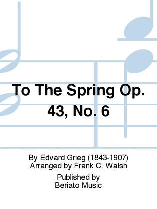 Book cover for To The Spring