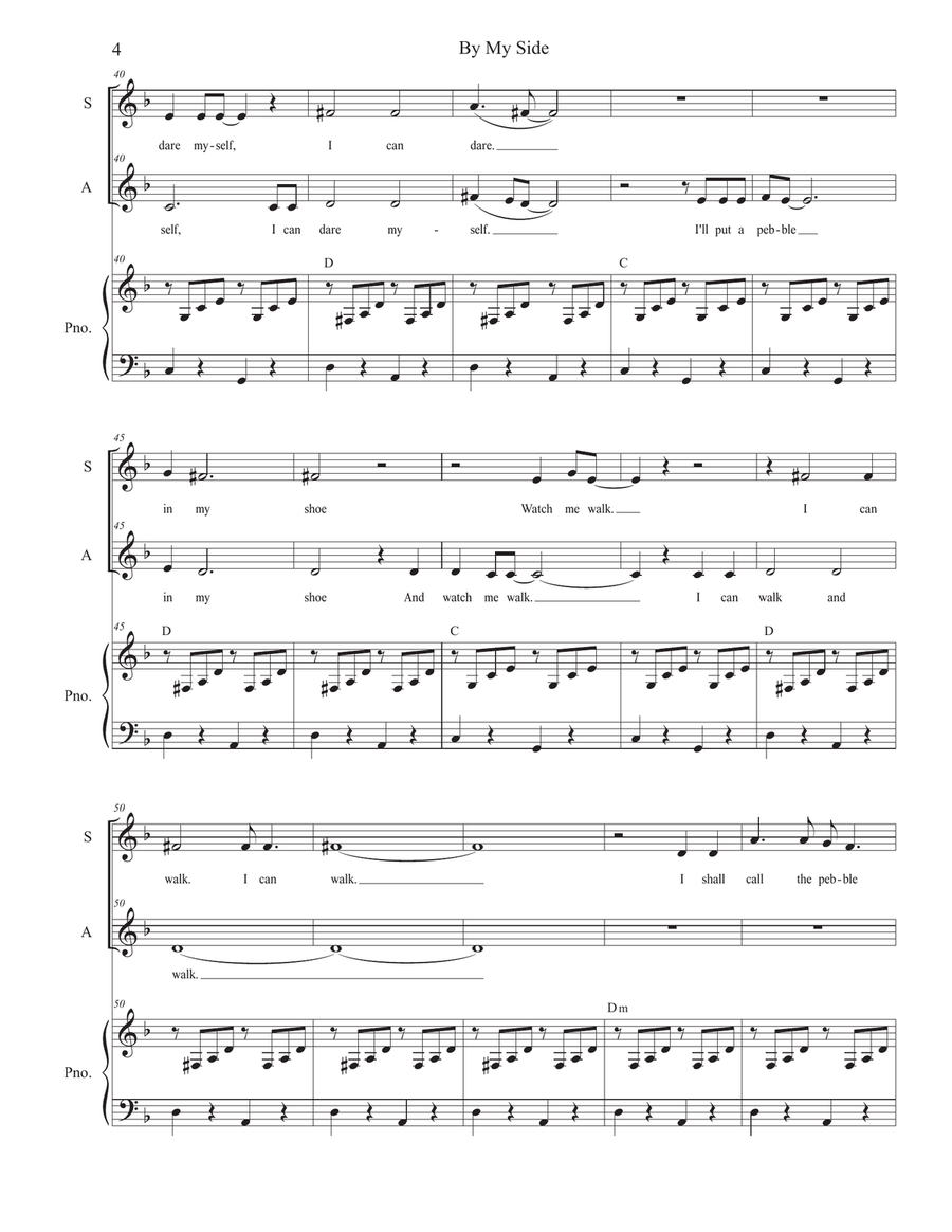 By My Side By My Side Alto Voice scores gallery preview page 4