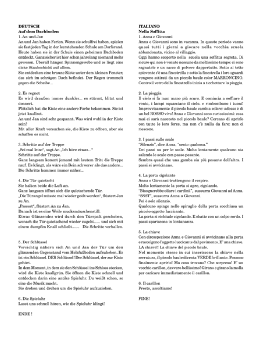 Au grenier / In the Attic Guitar Ensemble scores gallery preview page 2