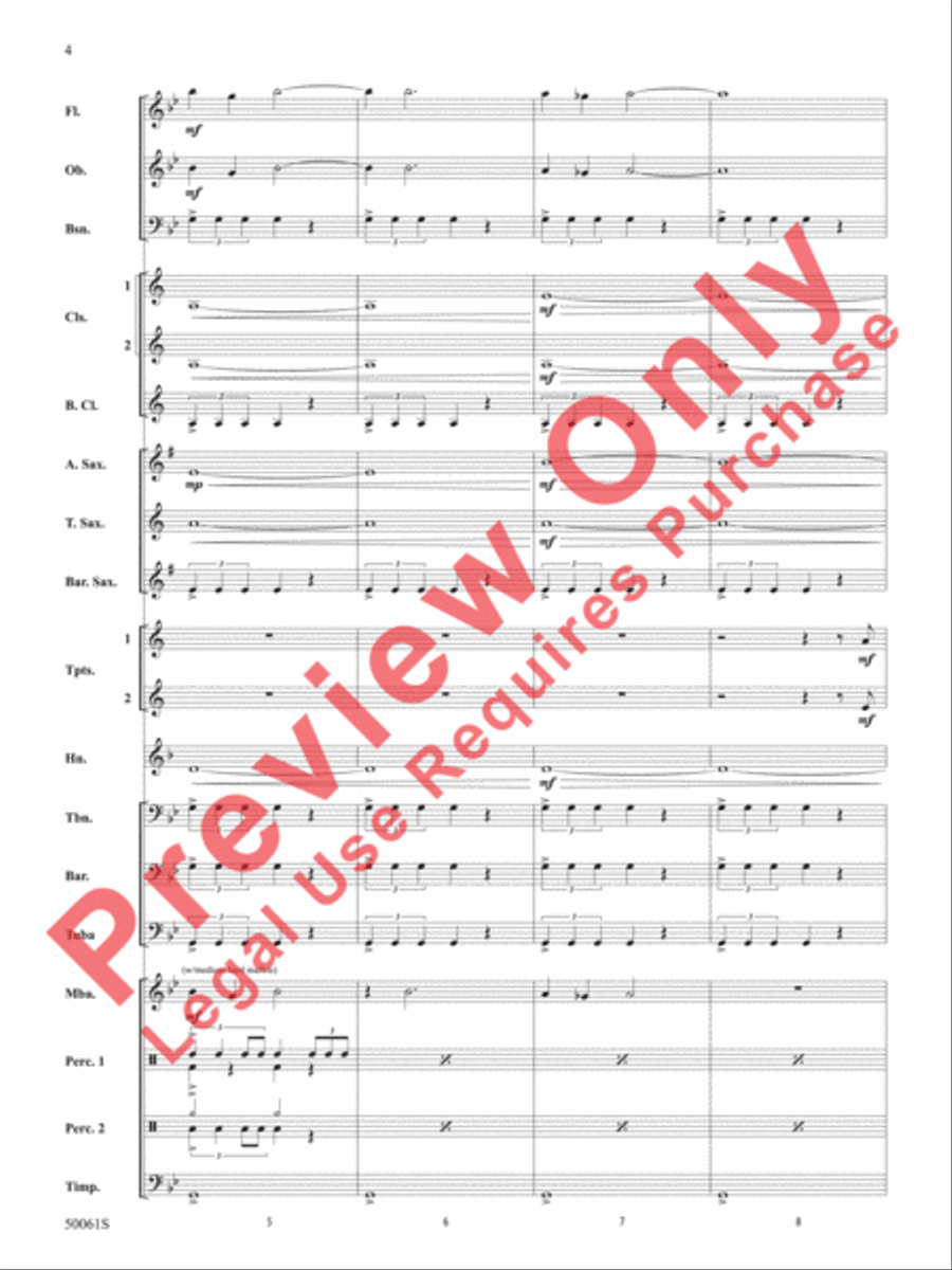 Enemy Concert Band scores gallery preview page 5