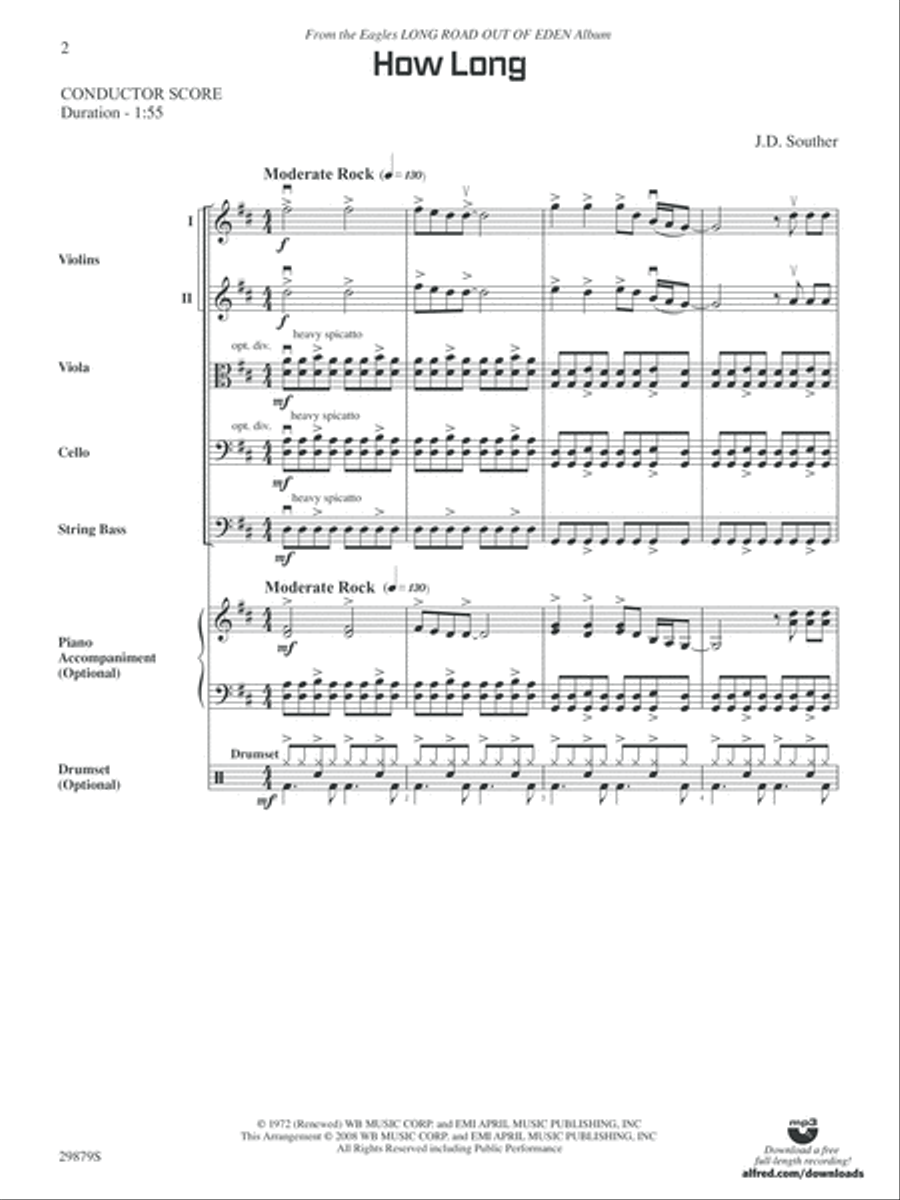 How Long: Score String Orchestra scores gallery preview page 2