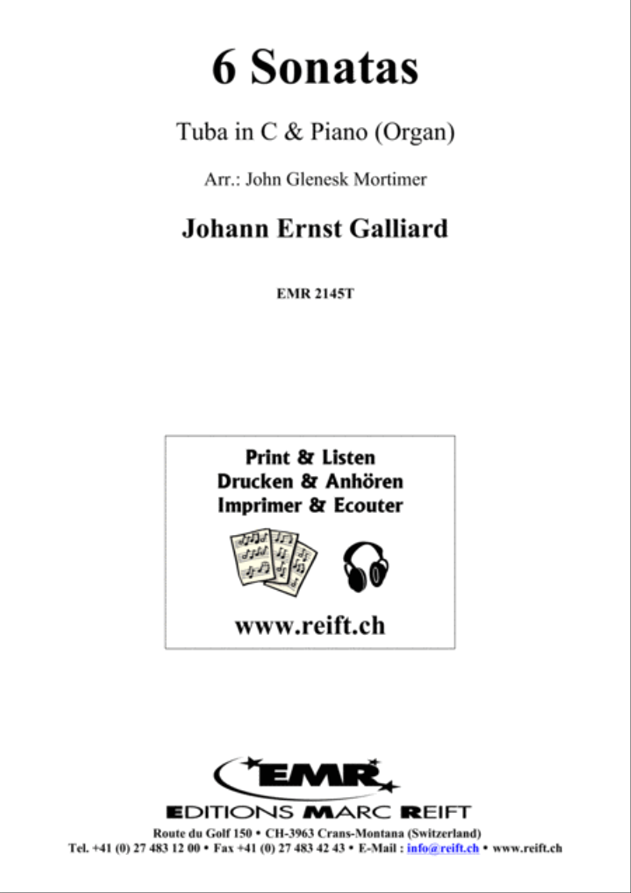 6 Sonatas Tuba scores gallery preview page 2