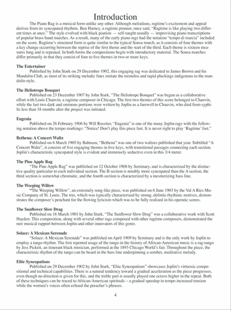 Complete Works of Scott Joplin Acoustic Guitar scores gallery preview page 5