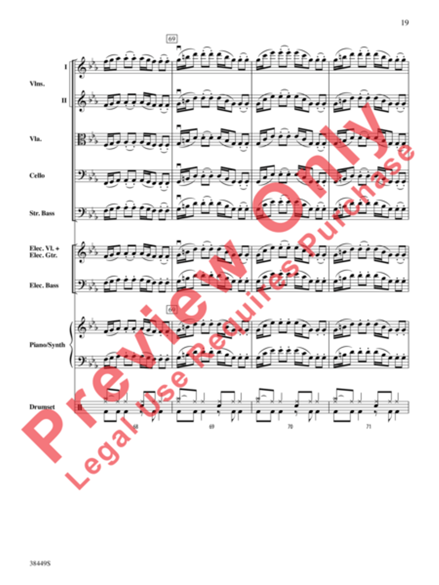 Requiem (The Fifth) String Orchestra scores gallery preview page 20