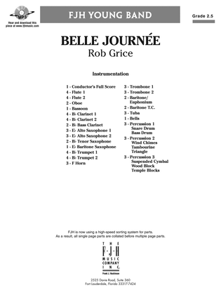 Belle Journée: Score