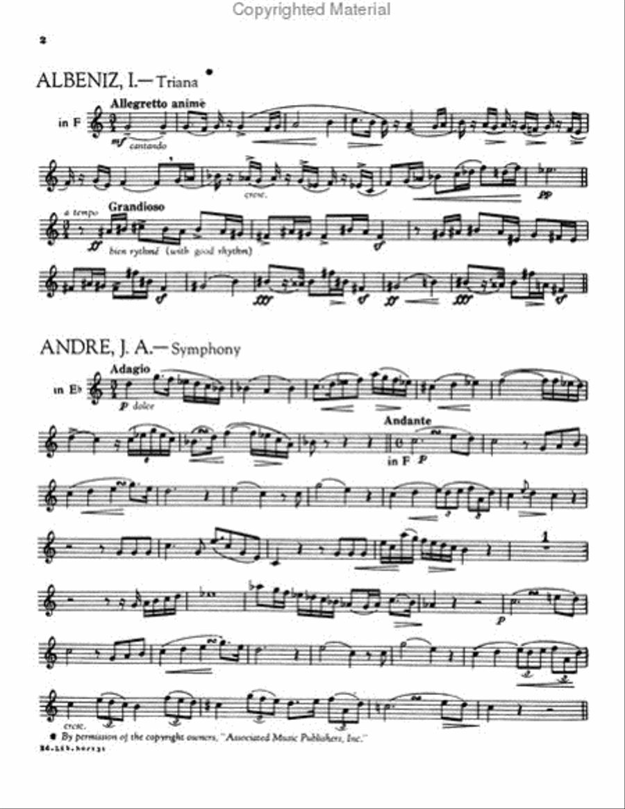 French Horn Passages, Volume 2 Horn scores gallery preview page 2