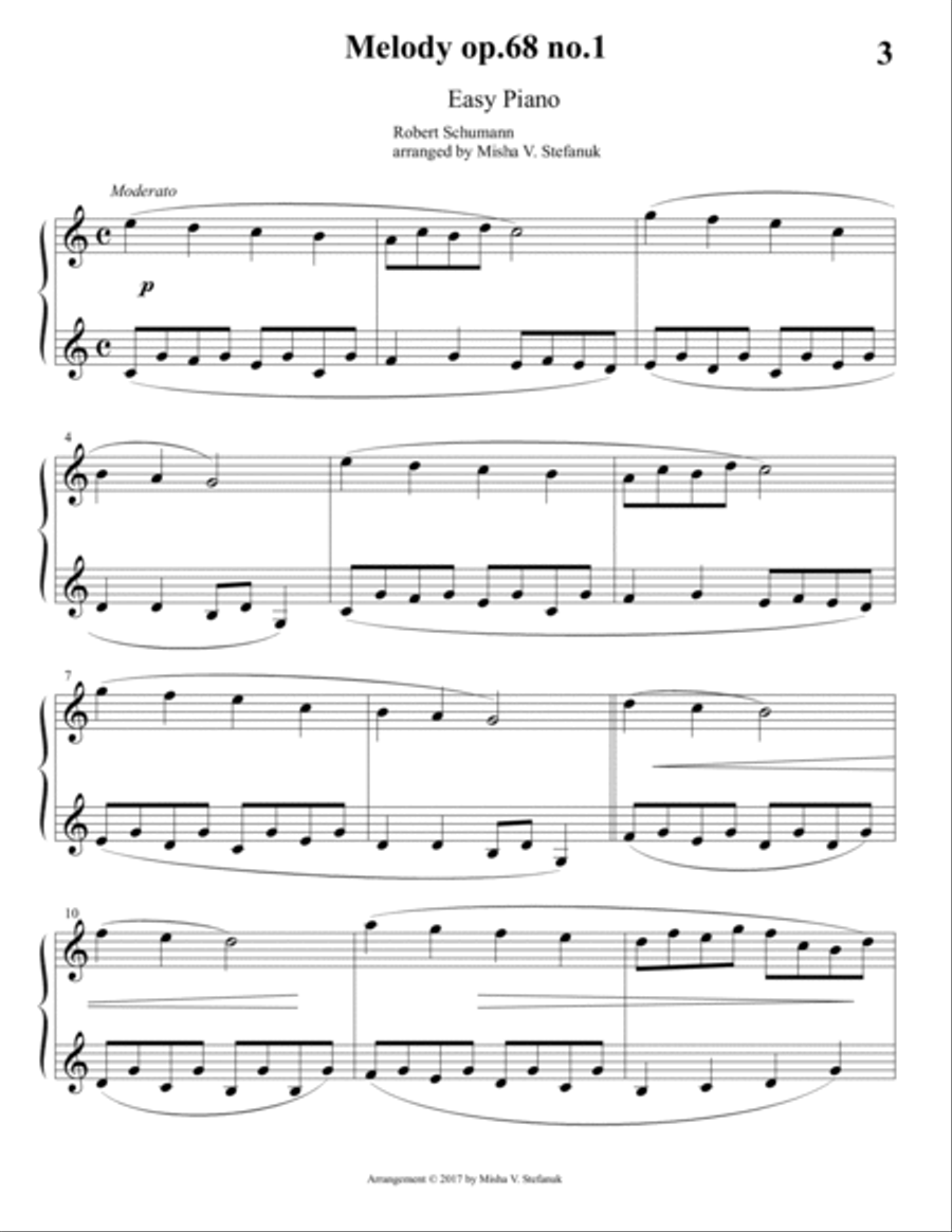 30 Schumann Easy Piano Classics Piano Method scores gallery preview page 3