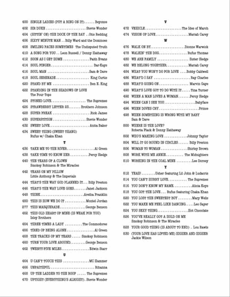 The Real R&B Book Piano scores gallery preview page 5