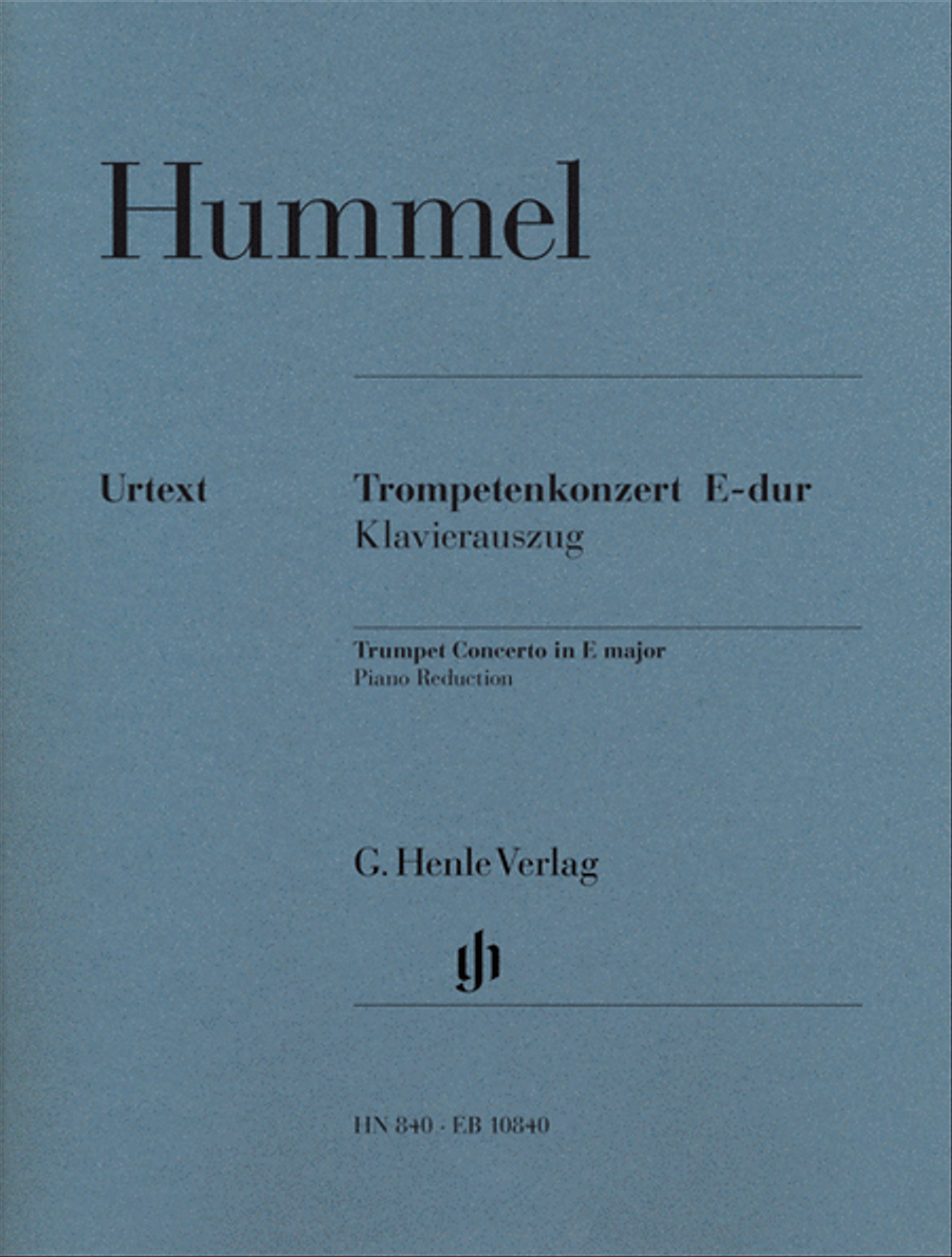 Trumpet Concerto in E Major Trumpet Solo scores gallery preview page 1