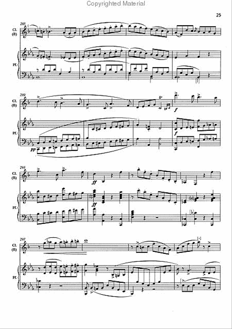 Grand Duo Concertante in E-flat Major, Op. 48 Clarinet Solo scores gallery preview page 4