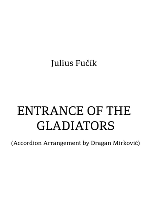 Entrance of the Gladiators, for Accordion