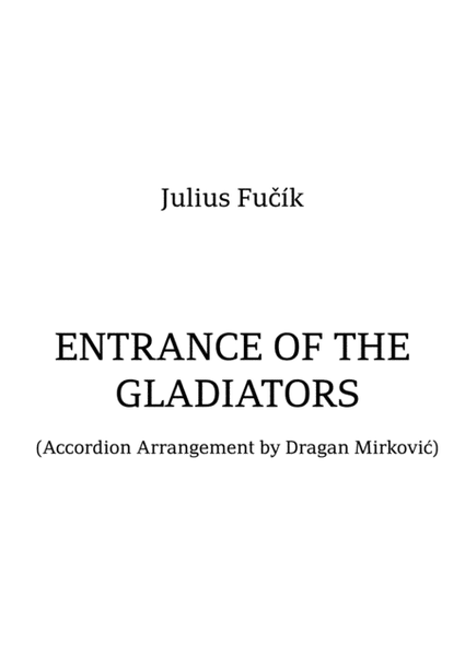 Entrance of the Gladiators, for Accordion image number null