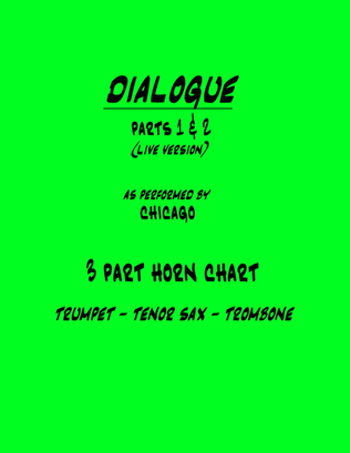 Dialogue (part I)