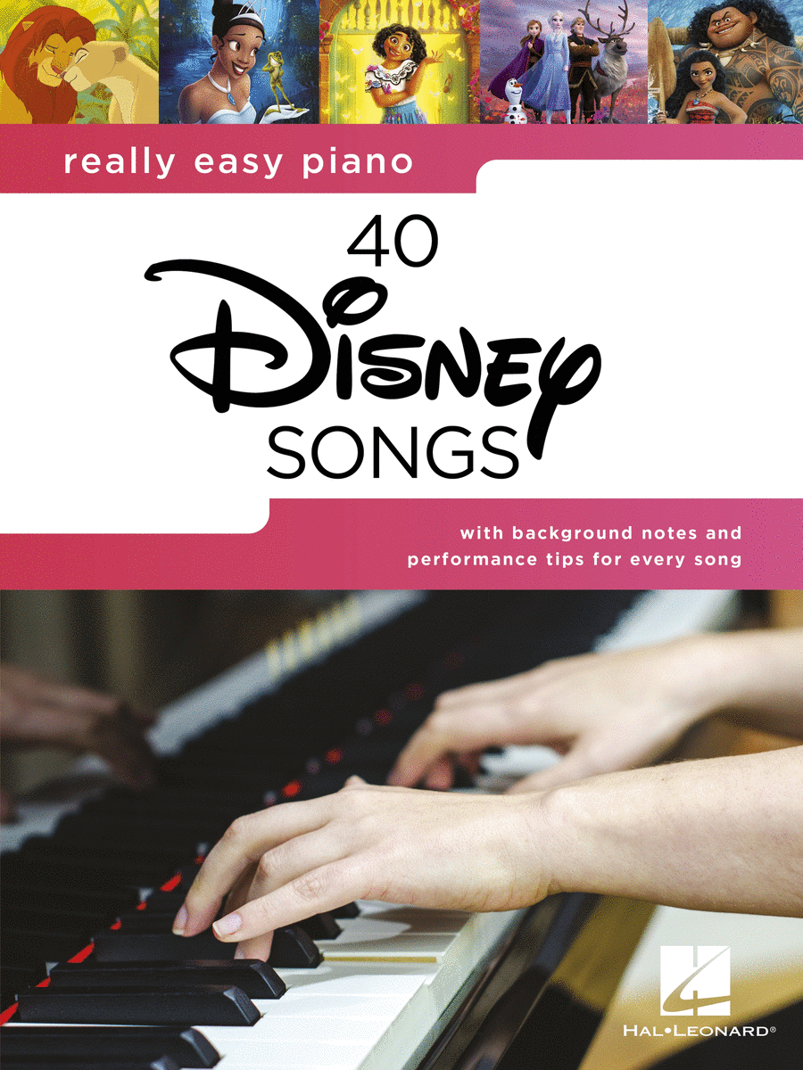 Really Easy Piano: 40 Disney Songs Easy Piano scores gallery preview page 1