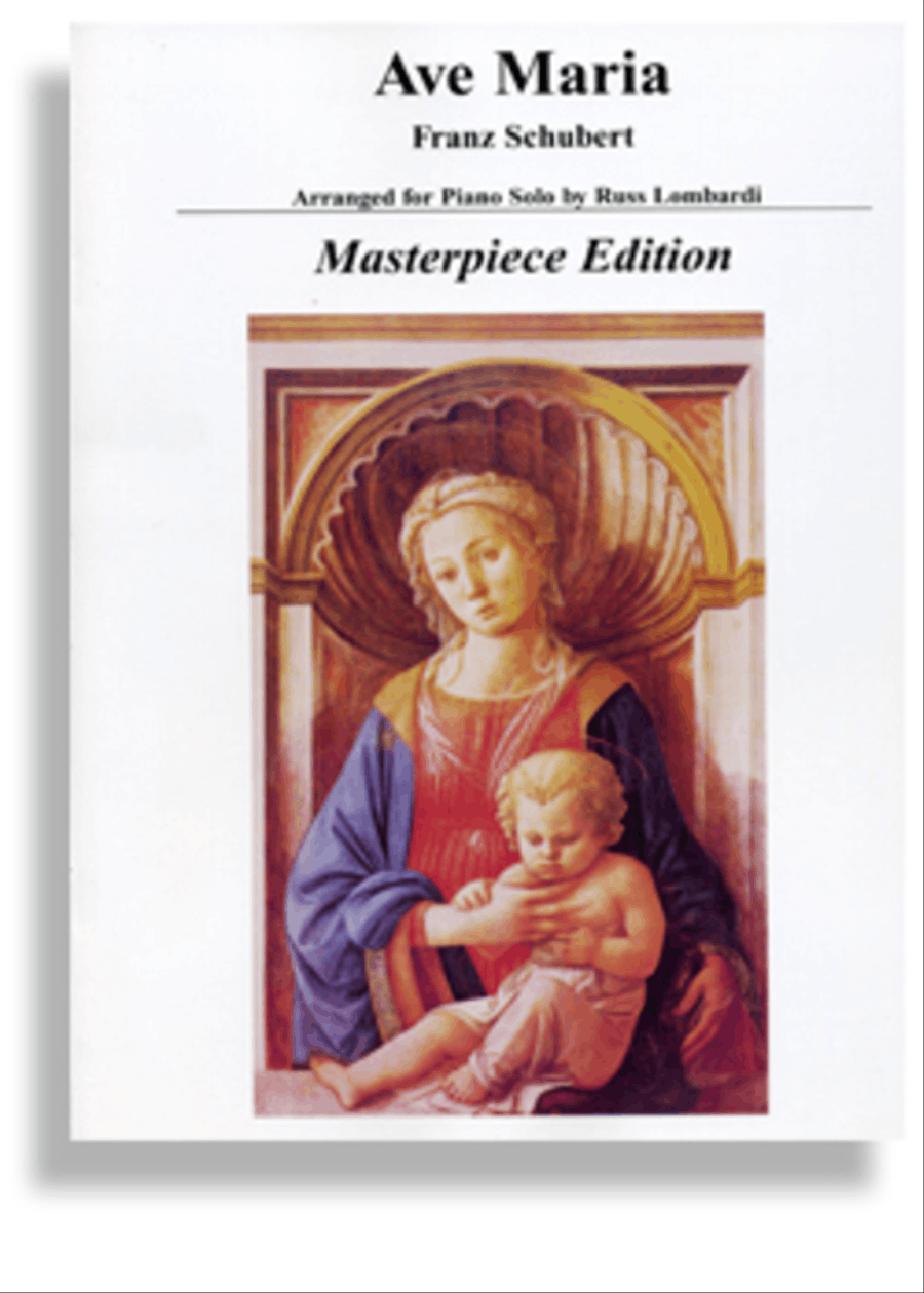 Ave Maria * Shubert * New Masterpiece Edition Piano Solo scores gallery preview page 1